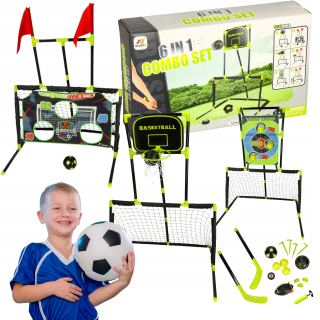 Goal 6v1 Futbal Basketbal Hokej Futbal Hod na bránku Veľká sada